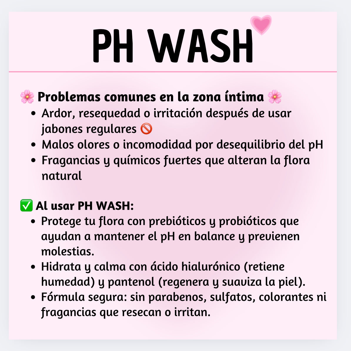 PH wash