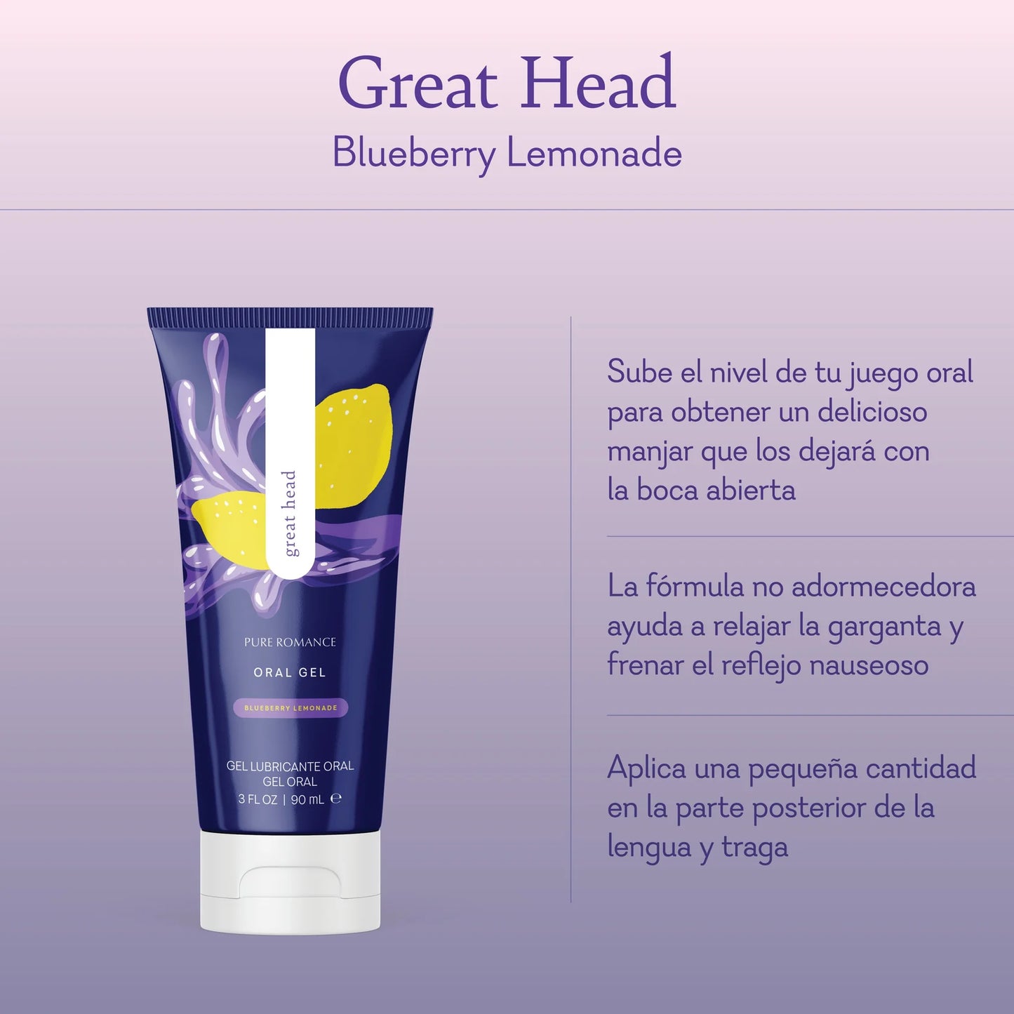 Great head (limonada de blueberry)